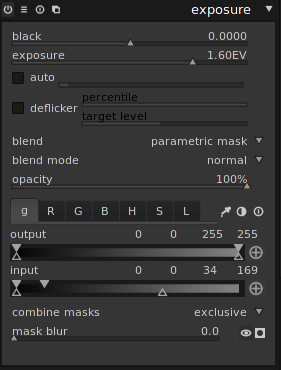 exposure mask